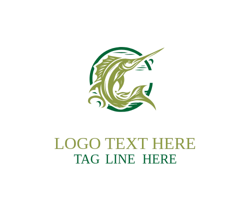Ocean Hunter Marlin Logo