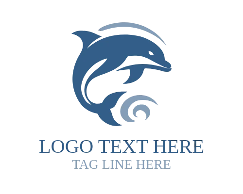 Ocean Intelligence Dolphin Brand Logo