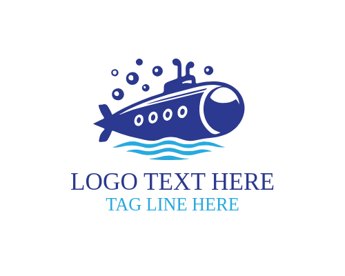 Ocean Journey Submarine Logo