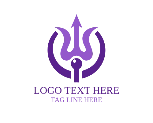 Ocean Power Trident Brand Logo