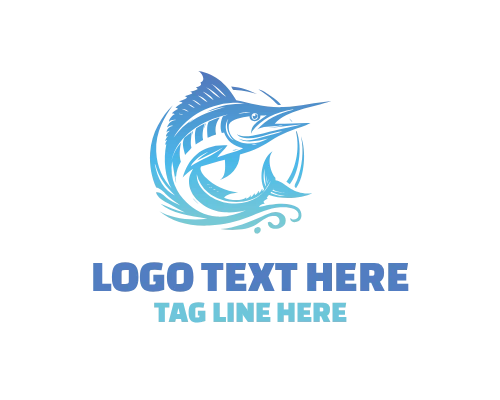 Ocean Surge Marlin Logo