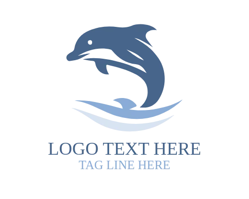 Ocean Tech Dolphin Logo