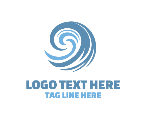 Ocean Wave Brand Mark Logo
