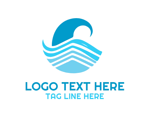 Ocean Wave Flow Logo