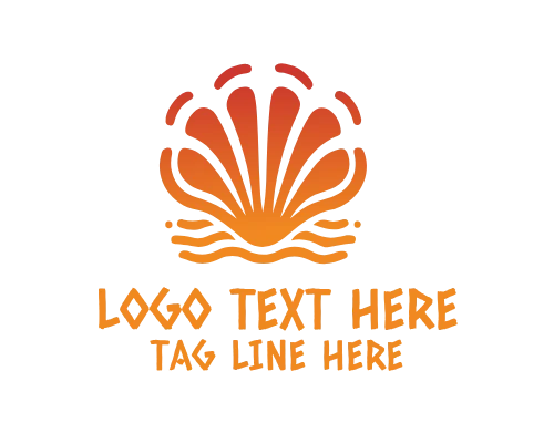 Oceanic Luxury Shell Brand Identity Logo