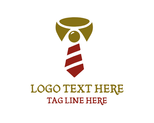 Office Wear Tie Corporate Logo