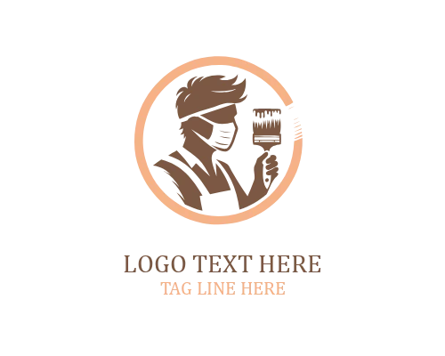 Oil Brush Stroke Logo