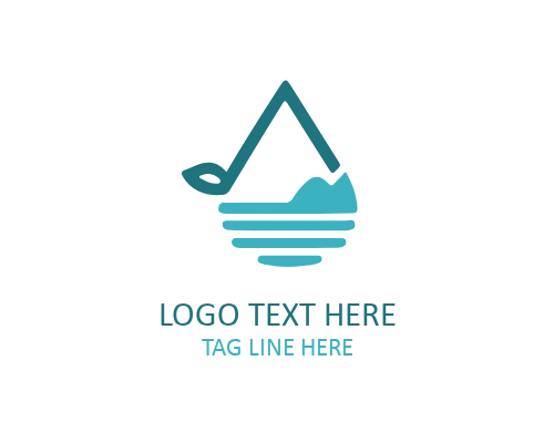 Oil Drop Symbol Logo