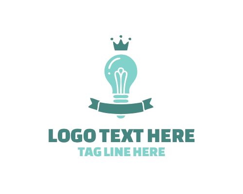 Old School Vintage Bulb Logo for Retro Creative Branding