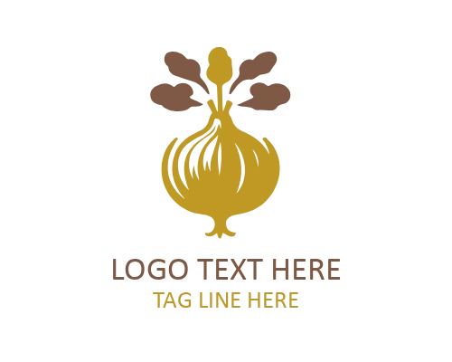 Onion Farm Agriculture Logo