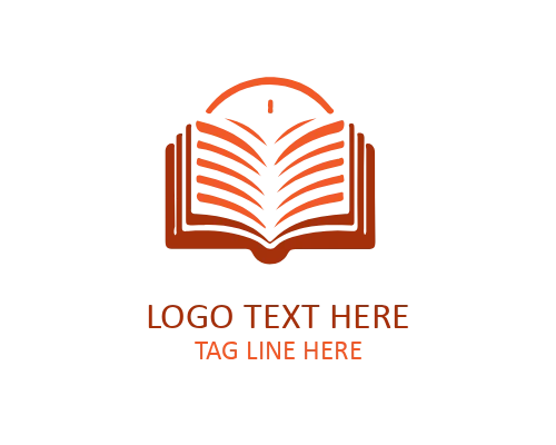 Open Book Modern Logo