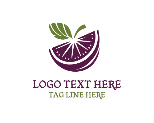 Orange Fruit Logo for Farm Branding
