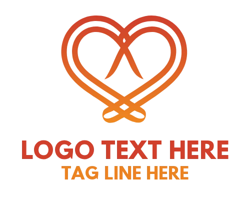 Orange Heart Logo