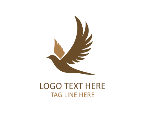Orbit Flying Bird Logo