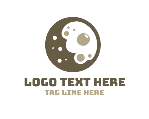 Orbiting Planet System Solar Logo