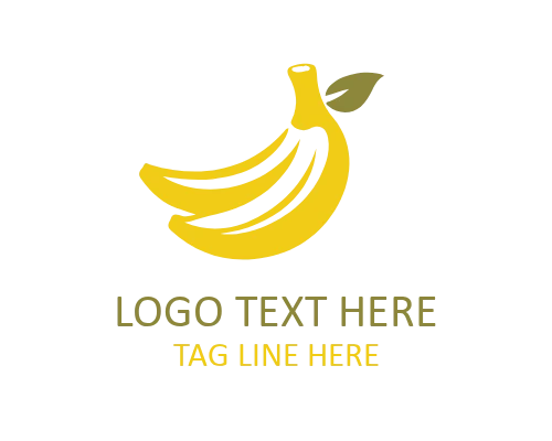 Organic Banana Badge Logo for Natural Food Branding