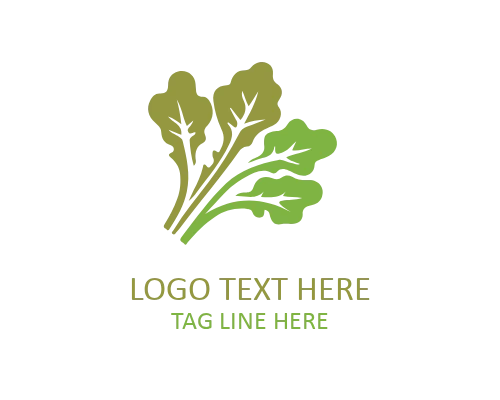 Organic Broccoli Food Logo