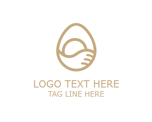 Organic Egg Mark Logo