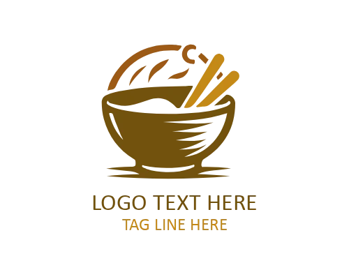 Organic Farm Bowl Logo for Natural Food Brands
