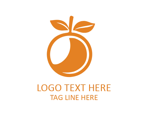 Organic Fruit Badge Logo Design for Natural Branding