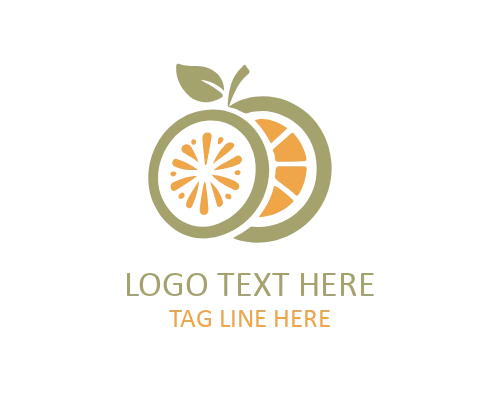 Organic Fruit Brand Logo Design for Natural Identity