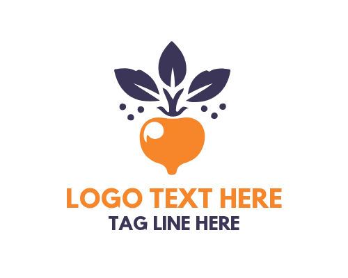 Organic Garden Natural Vegetables Logo