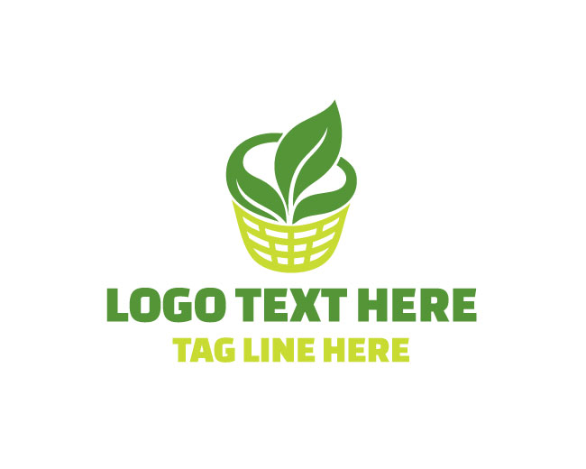 Organic Harvest Basket Logo