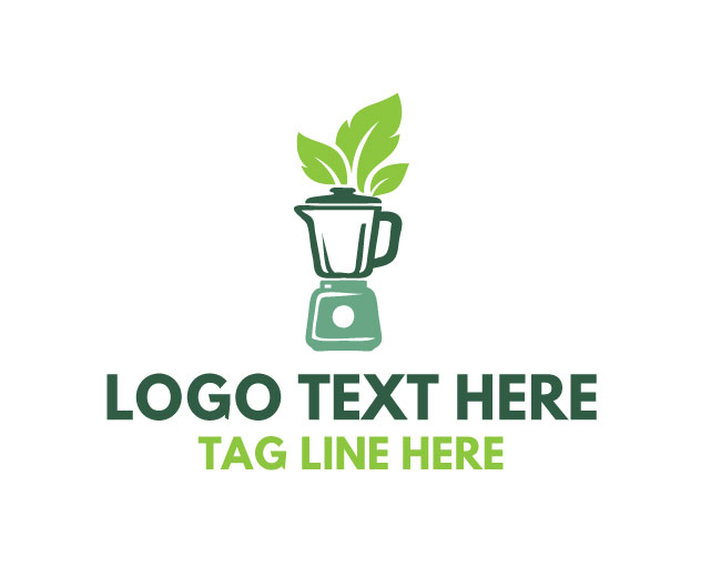  Organic Herb Blender Leaf Best Logo
