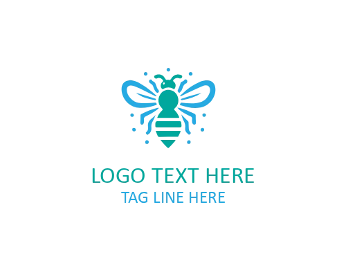 Organic Honey Bee Brand Symbol