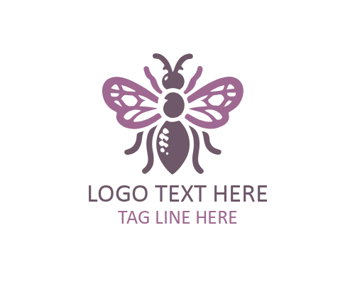 Organic Honey Bee Logo for Natural and Healthy Brands
