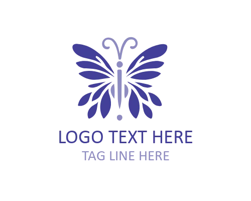 Organic Lifestyle Butterfly Logo