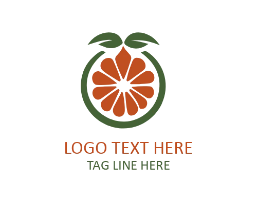 Organic Market Fruit Logo Design for Eco Branding