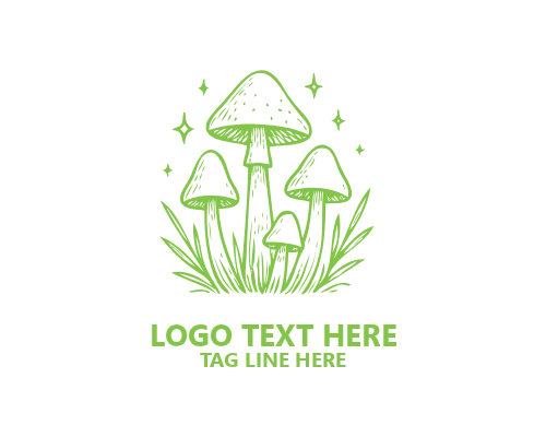 Organic Mushroom Logo