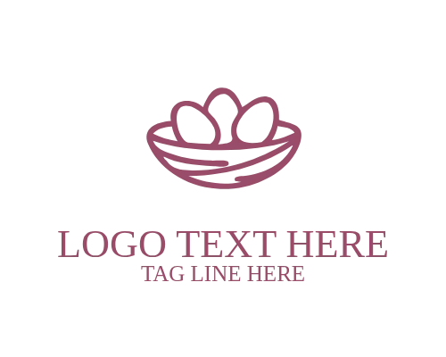 Organic Nest Bird Logo