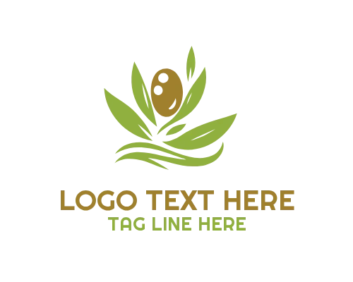 Organic Roots Olive Tree Logo