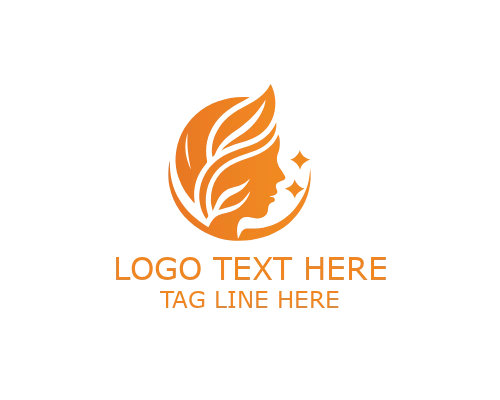 Organic Wellness Leaf Logo for Natural Health Branding