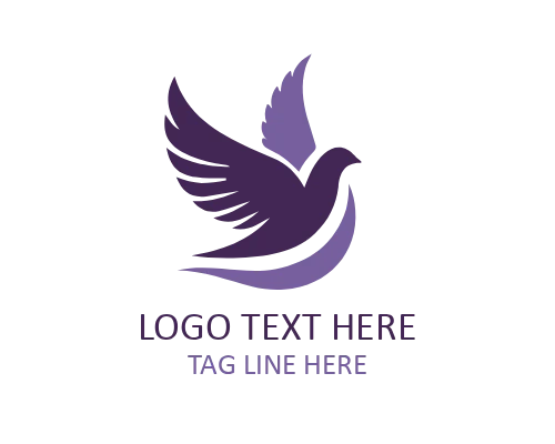  Origami Flying Bird Logo