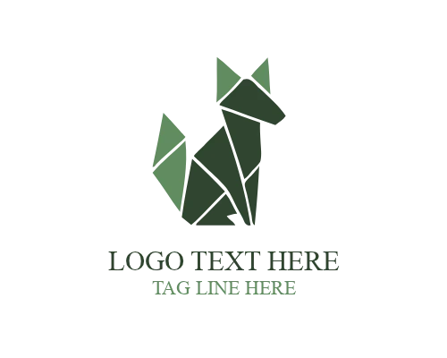  Origami Paper Animal Symbol Logo