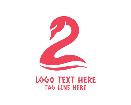 Origami Swan Paper Logo