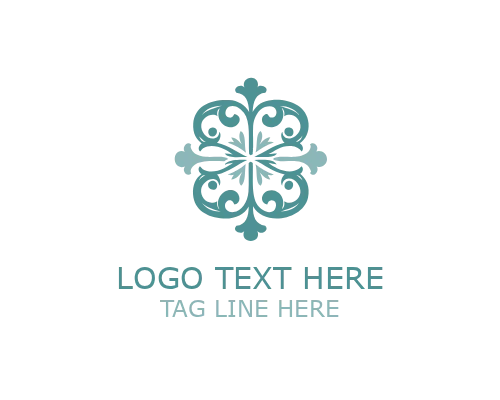Ornamental Classic Scroll Logo