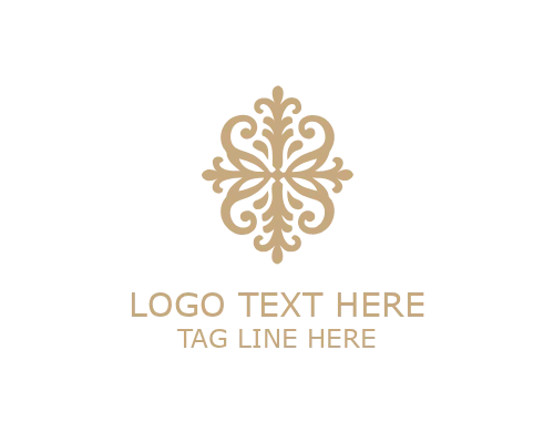 Ornamental Elegant Scrollwork Logo