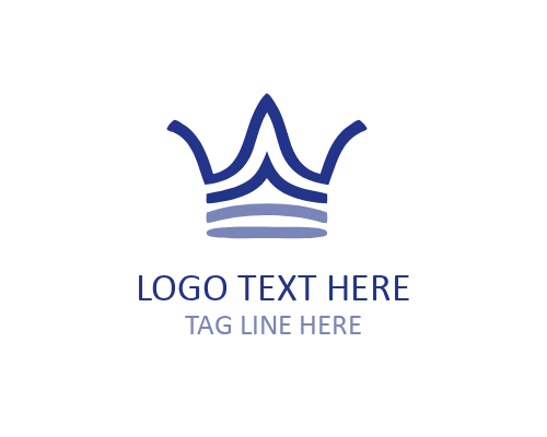Ornamental Luxury Crown Logo with Decorative Detailing