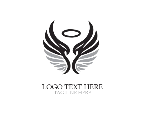 Ornamental Spread Wings Logo