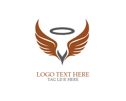 Ornamental Triple Wings Logo