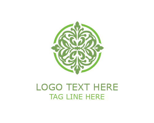 Ornamental Victorian Badge Logo