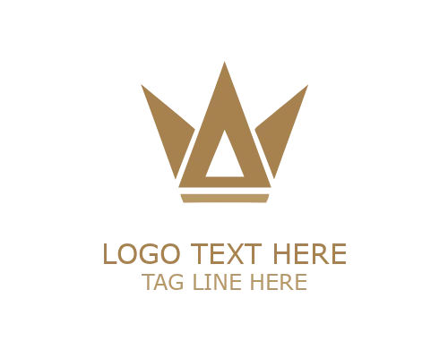 Ornate Fantasy Crown Logo