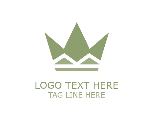 Ornate Gemstone Crown Logo