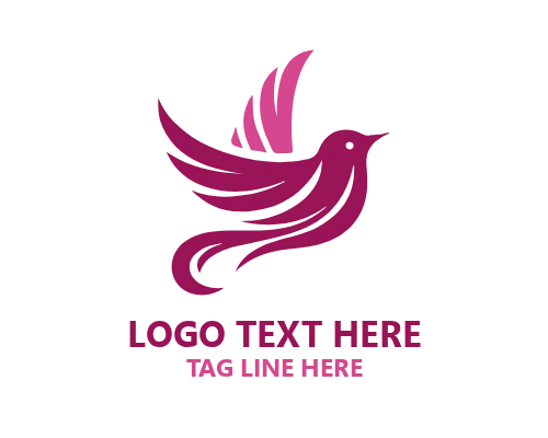 Outline Bird Icon Logo