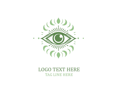 Outline Boho Eye Logo