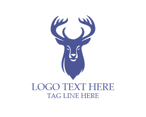  Outline Deer Icon Logo